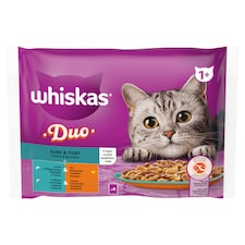 Whiskas Duo Surf & Turf in Jelly 4 x 85 g (340 g)