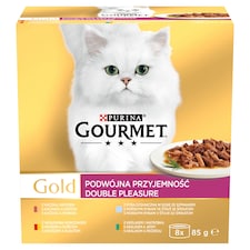 GOURMET Gold Multipack Double Pleasure 8 x 85g