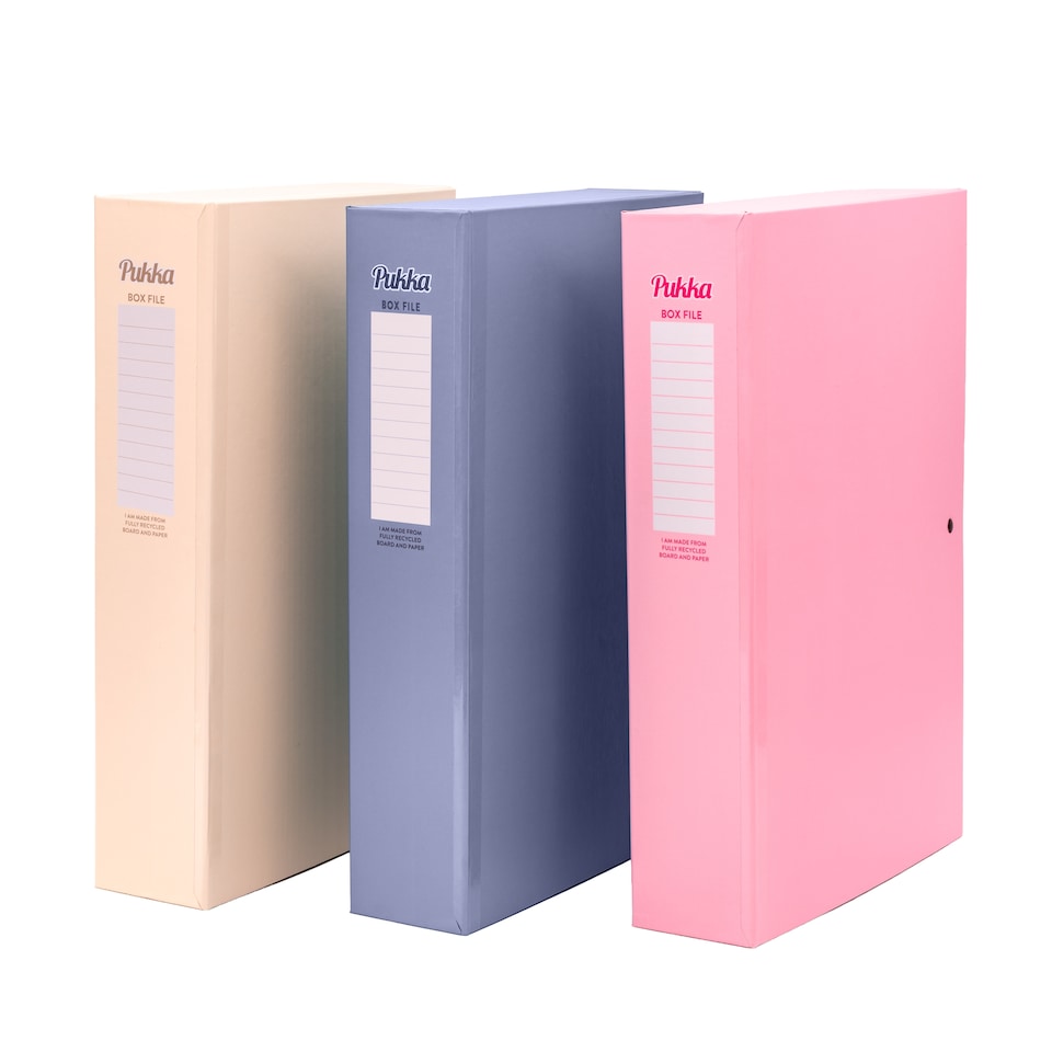 Pukka Pistachio Box File - Assorted