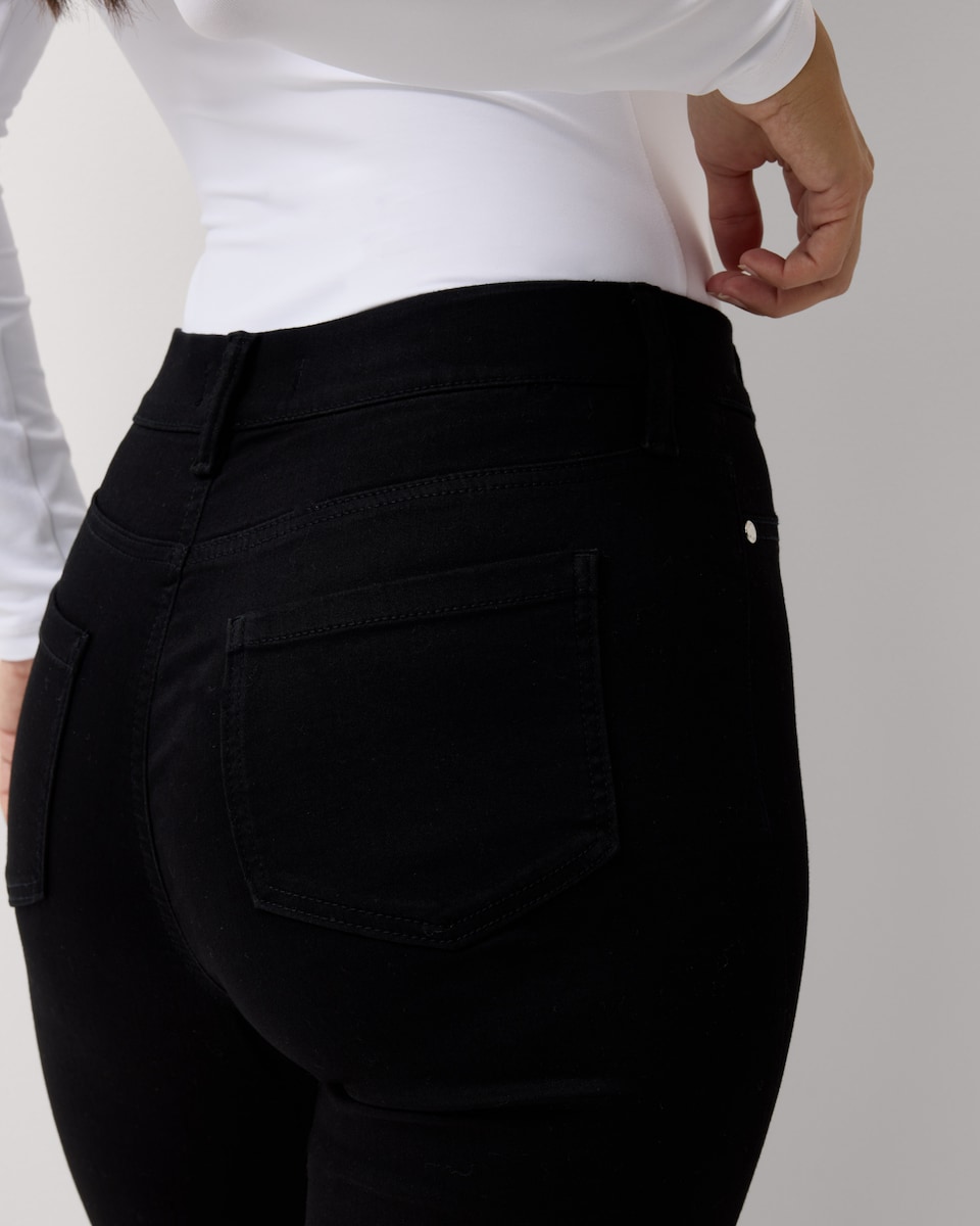 image 1 of F&F High Rise Jeggings in Black