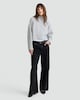 image 1 of F&F Ribbed Knitted High Neck Jumper in Grey