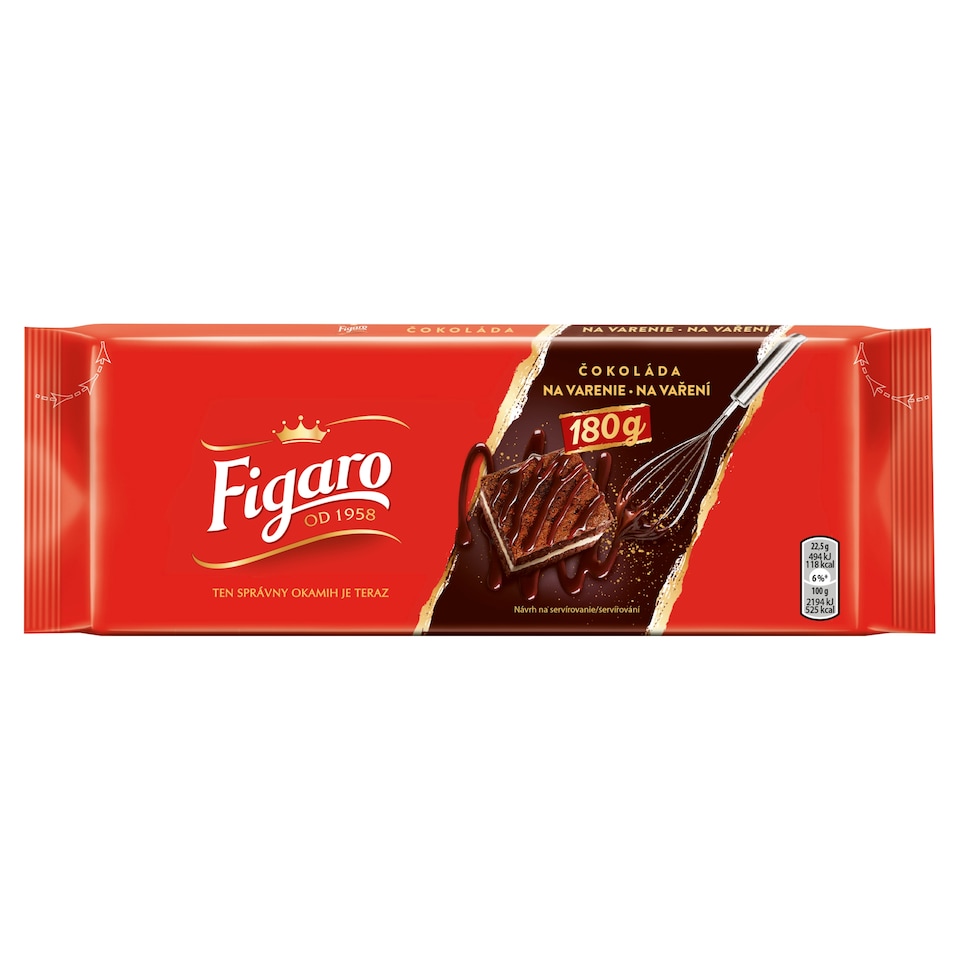 Figaro Čokoláda Na Vaření 180g