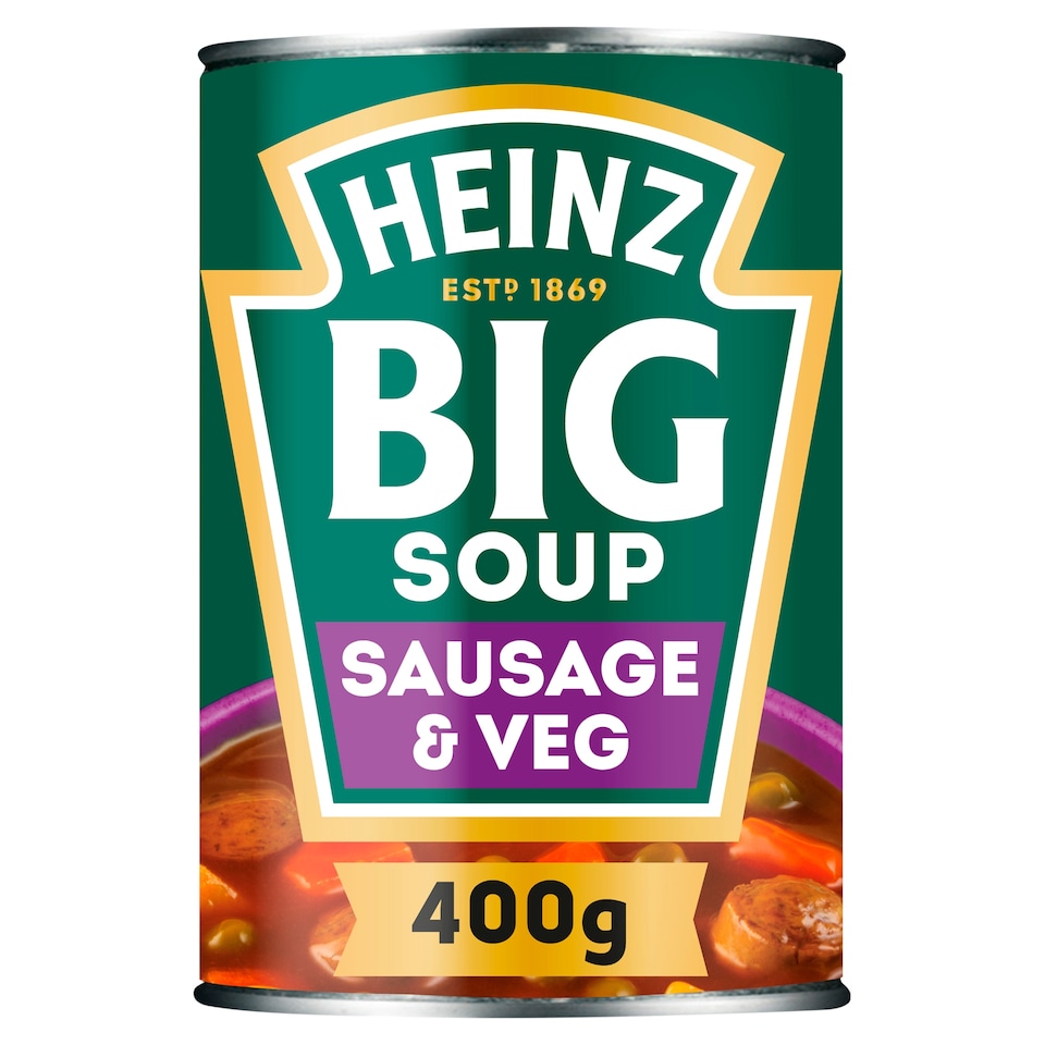 image 1 of Heinz Big Soup - Sausage & Veg 400g