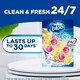 image 5 of Bloo Power Active Fruitopia Toilet Rim Block Twin 2x50g