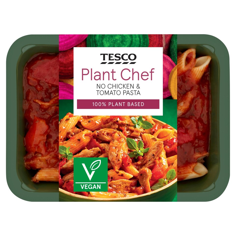 Tesco Plant Chef No Chicken & Tomato Pasta 380G