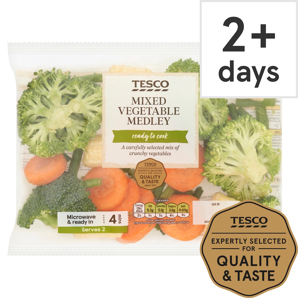 Tesco Mixed Vegetables 225G