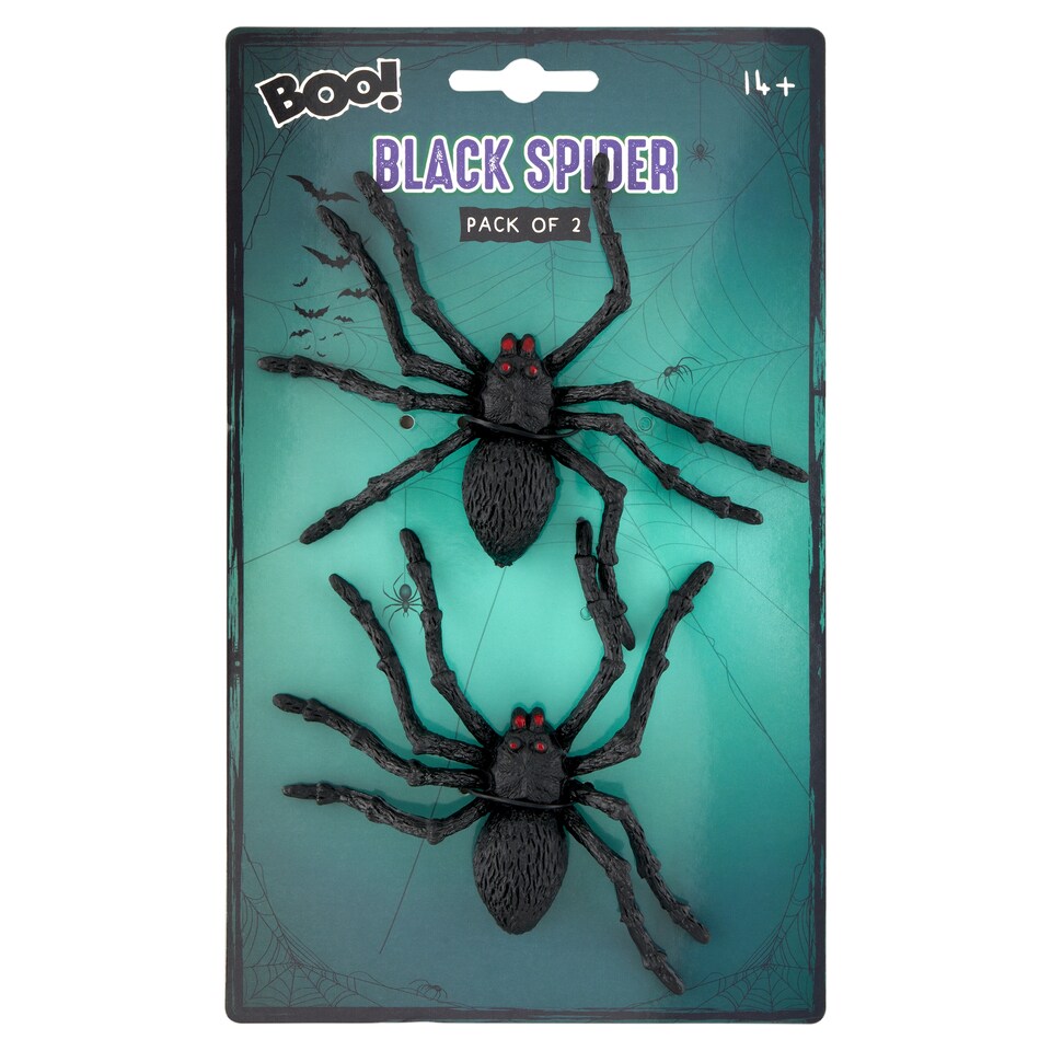 Boo! Black Spider 2 pcs