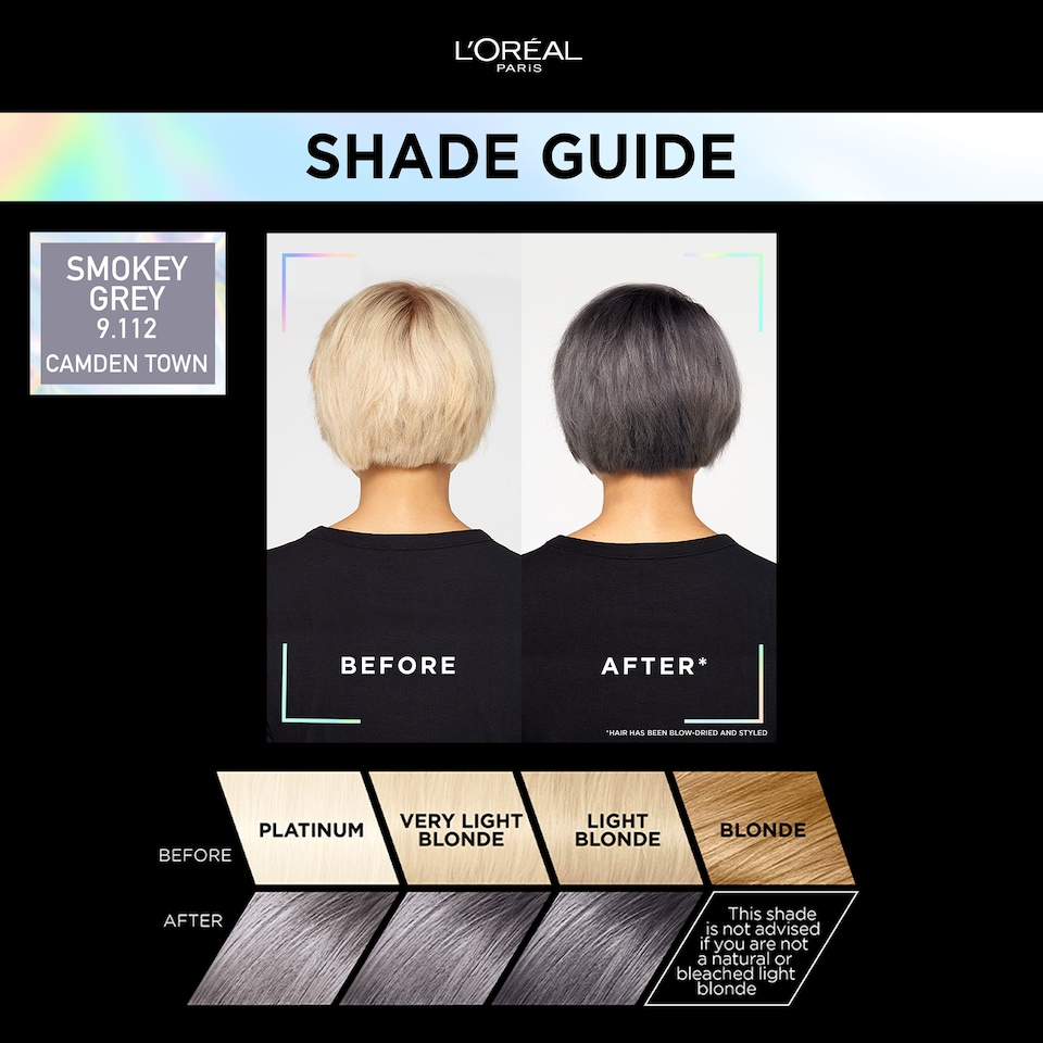 image 1 of L'Oreal Paris Preference Vivids 9.11 Smokey Grey Permanent Hair Dye