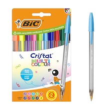 BIC Cristal Pens Multi Colour 20 Pack