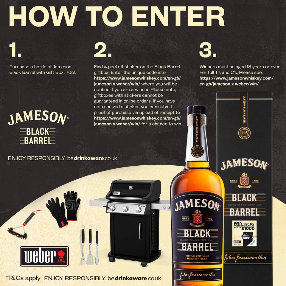 image 1 of Jameson Black Barrel 700ml