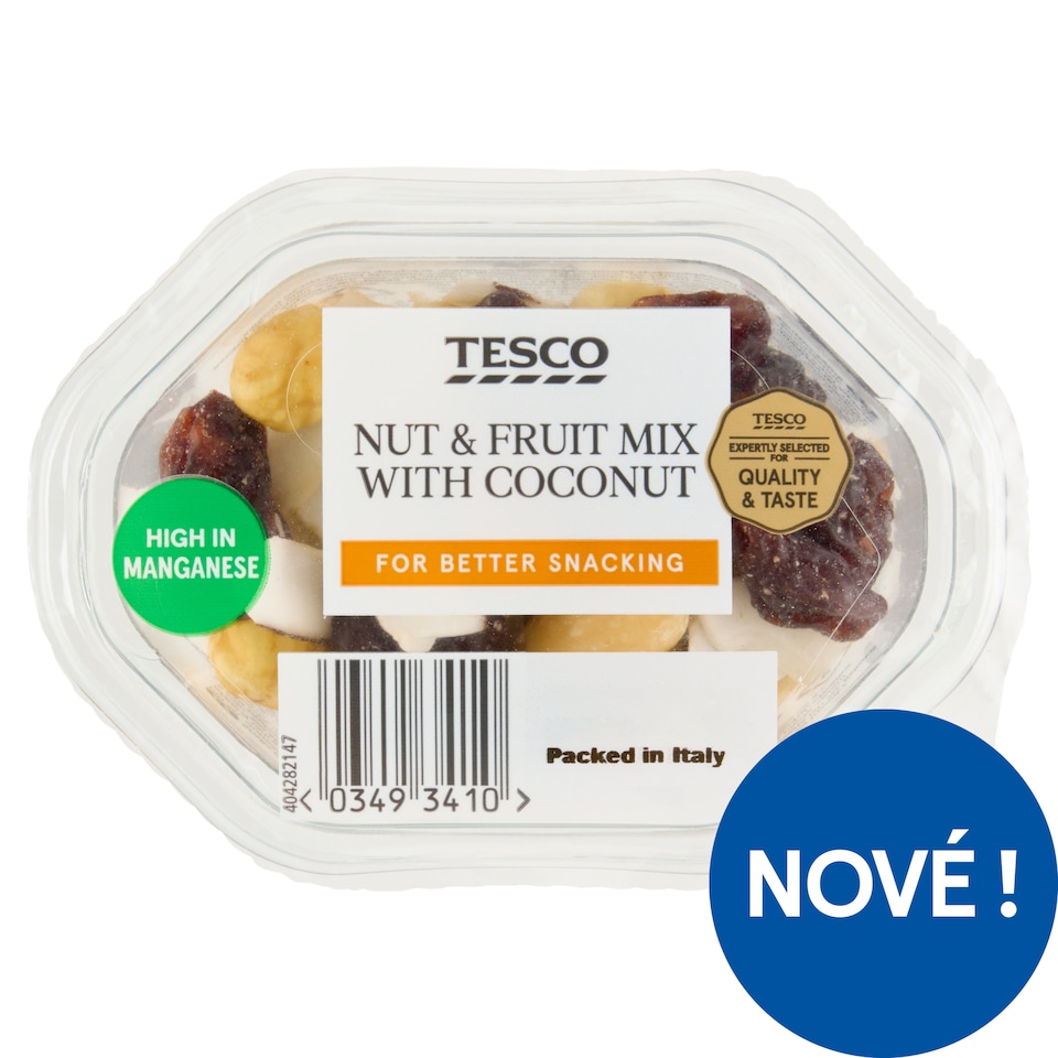 Tesco Nut & Fruit Mix with Coconut 50g