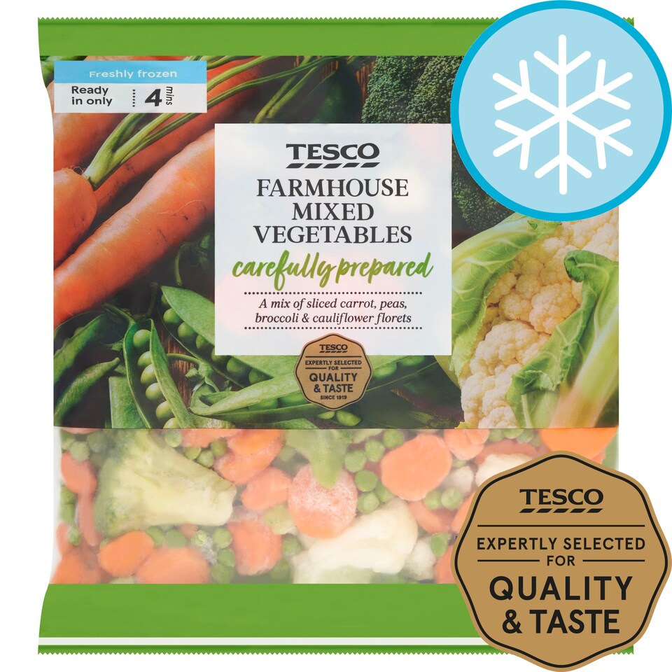 Tesco Farmhouse Mixed Vegetables 1Kg Tesco Groceries