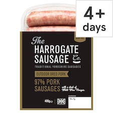 The Harrogate Sausage Co. Original 97% Pork Sausages 400G