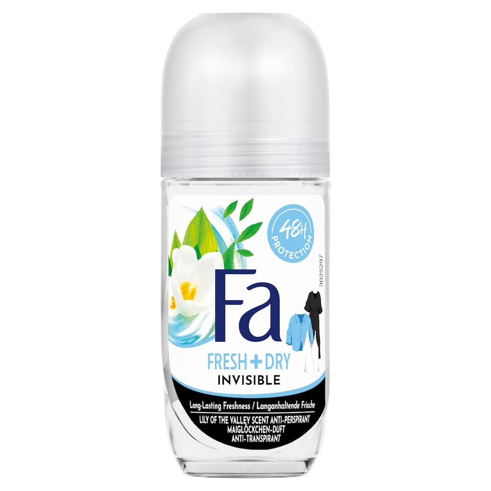 Fa Fresh+Dry Invisible Roll-On Antiperspirant 50ml