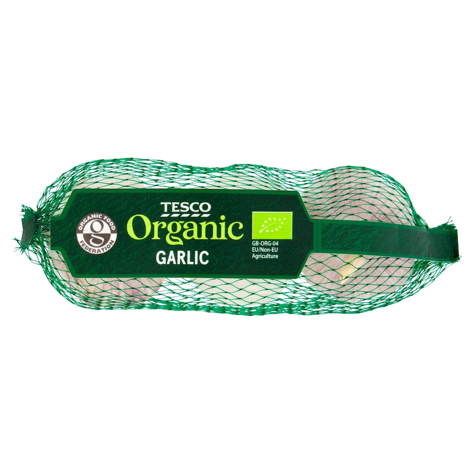Tesco Organic Garlic 3 Pack