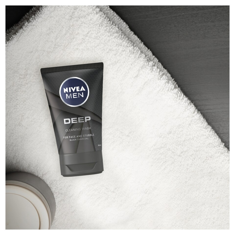 image 1 of Nivea Men Cleaning Wash Gel Deep 100Ml
