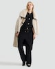 image 2 of F&F Boucle Wide Leg Drawstring Trousers in Black