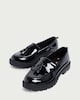 image 3 of F&F Patent Tassel Loafers in Black