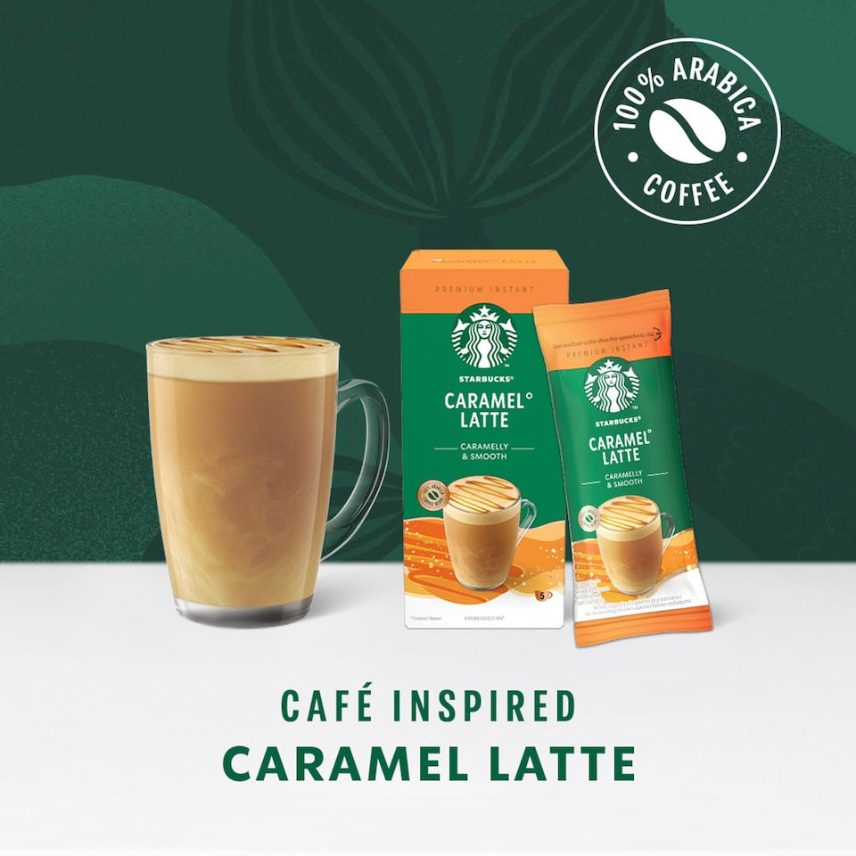 image 1 of Starbucks Caramel Latte 5 X 23G