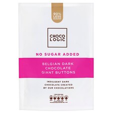 CHOCOLOGIC NAS GIANT DARK CHOC BUTTONS BAG 75G