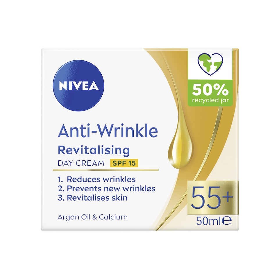 NIVEA ANTI-WRINKLE REVITALIS DAY CREAM 55+ 50ML