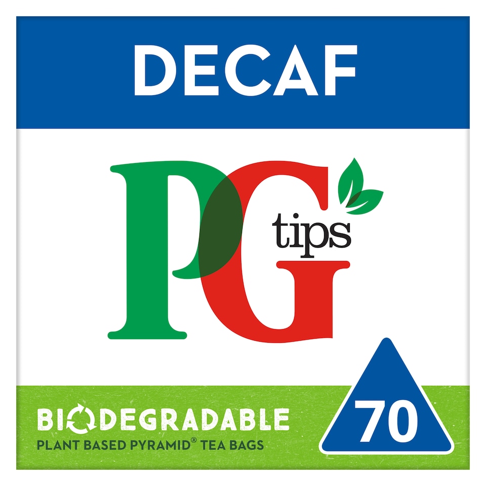 image 1 of PG Tips Decaf Tea Bags 70 Pack 203g