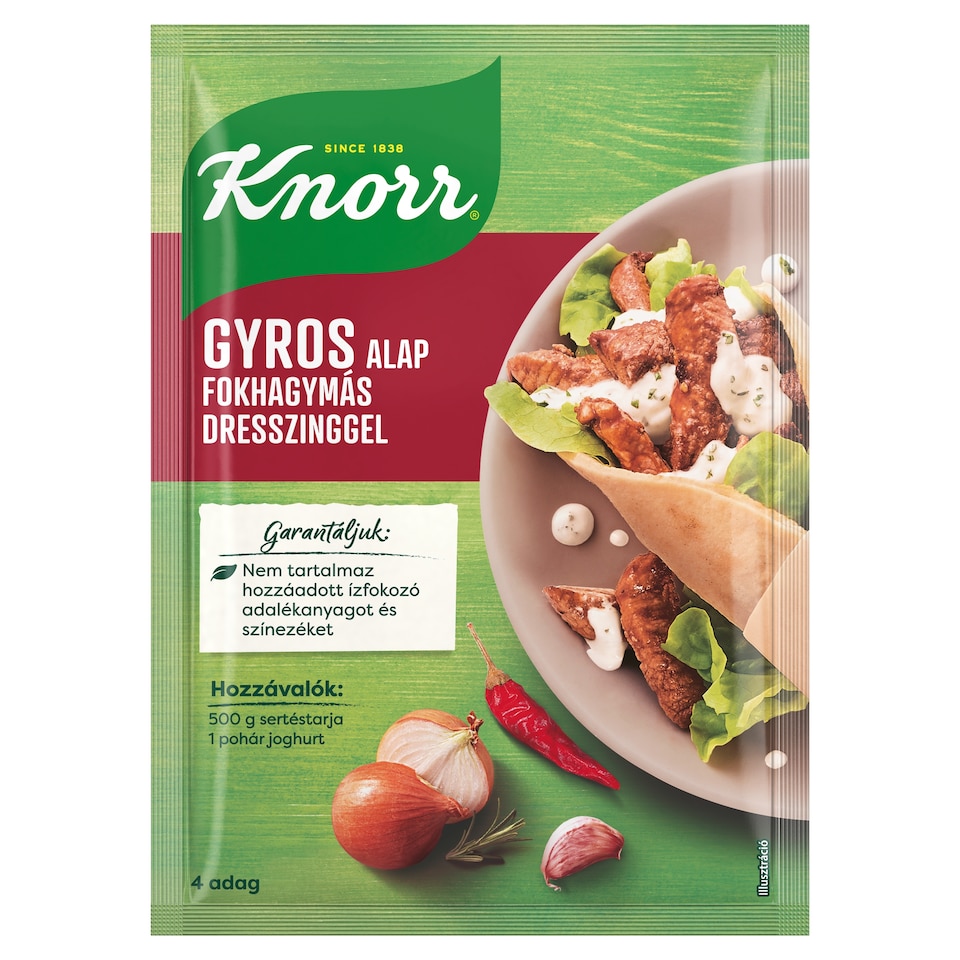 Knorr Gyros Base with Garlic Dressing (30 g + 10 g) 40 g