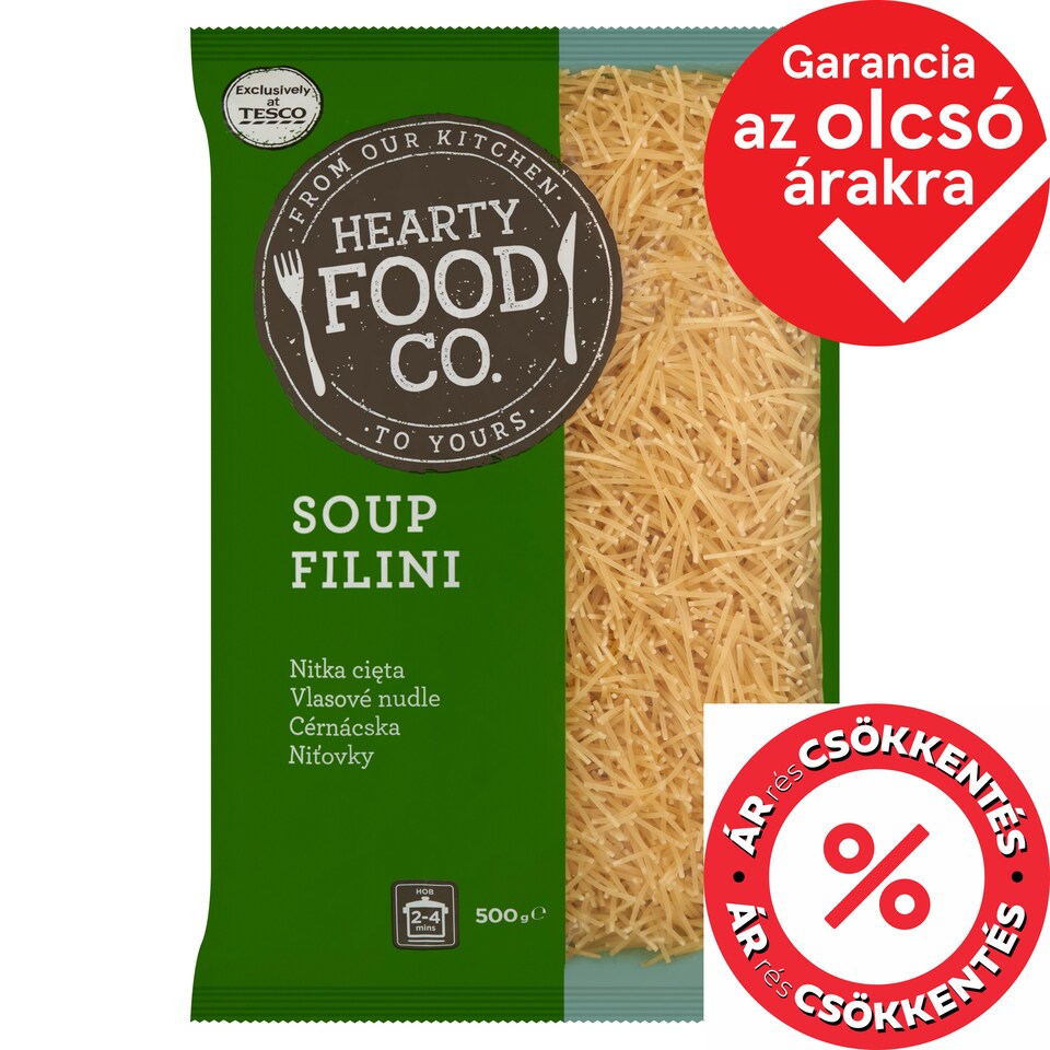 Hearty Food Co. Soup Filini Dry Pasta without Egg 500 g