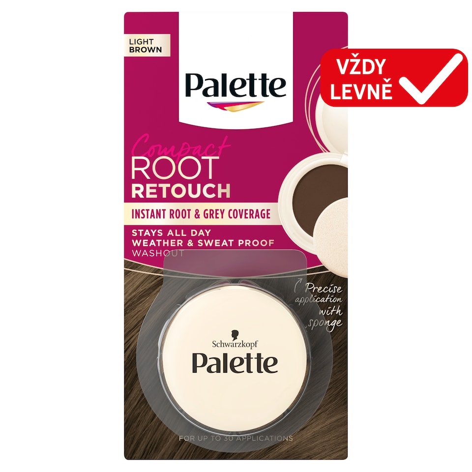 Schwarzkopf Palette Compact Root Retouch Light Brown 3g