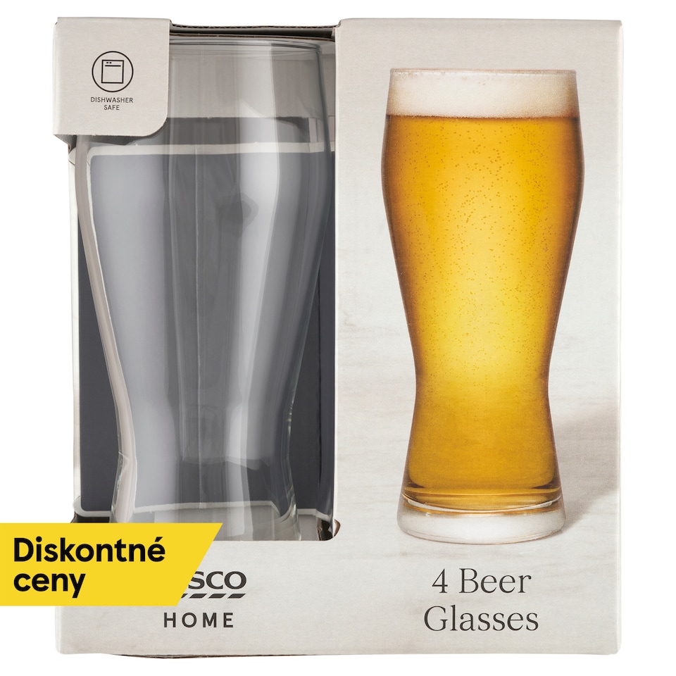 obrázok 1 z Tesco Home Poháre na pivo 4 ks