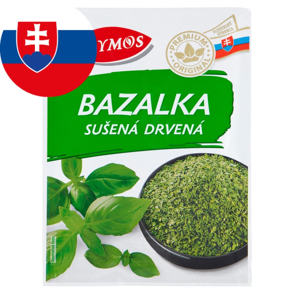 Thymos Bazalka sušená drvená 9 g