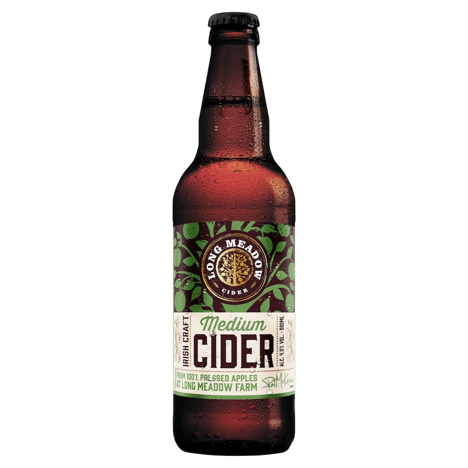 Long Meadow Cider Irish Craft Medium Cider 500ML