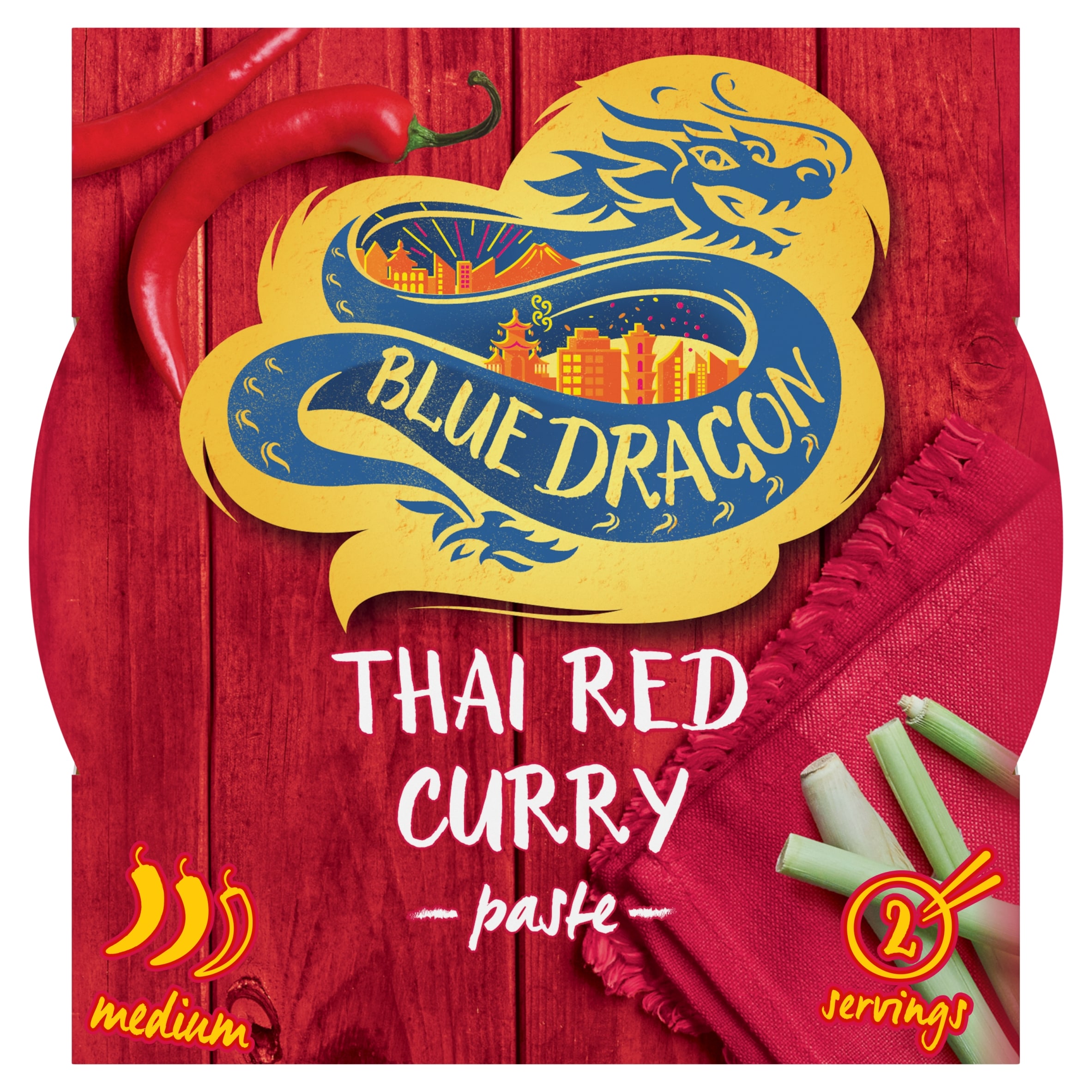 Blue Dragon Thai Red Curry Paste Pot 50G