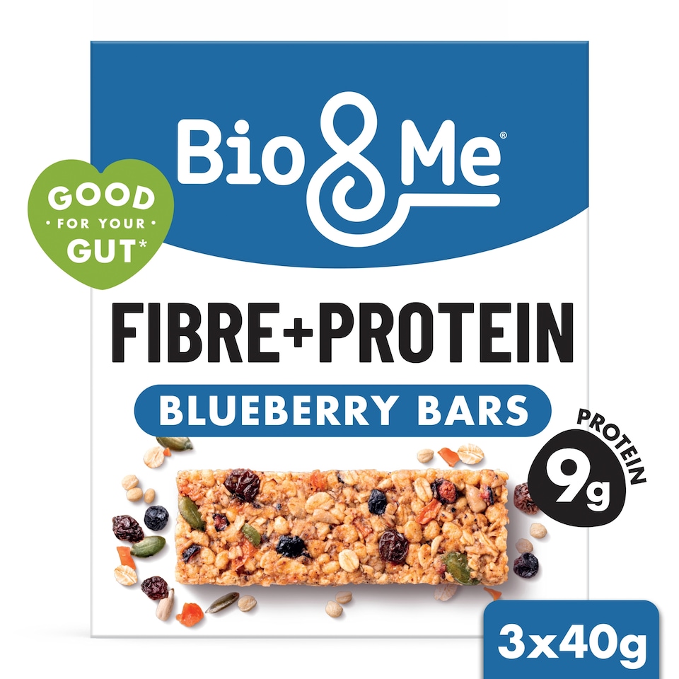 Bio&Me Protein Oat Bar Blueberry 3x40g