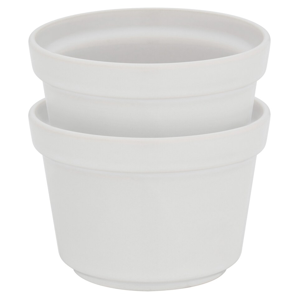 Tesco Ramekin Ceramic White 2 Pack