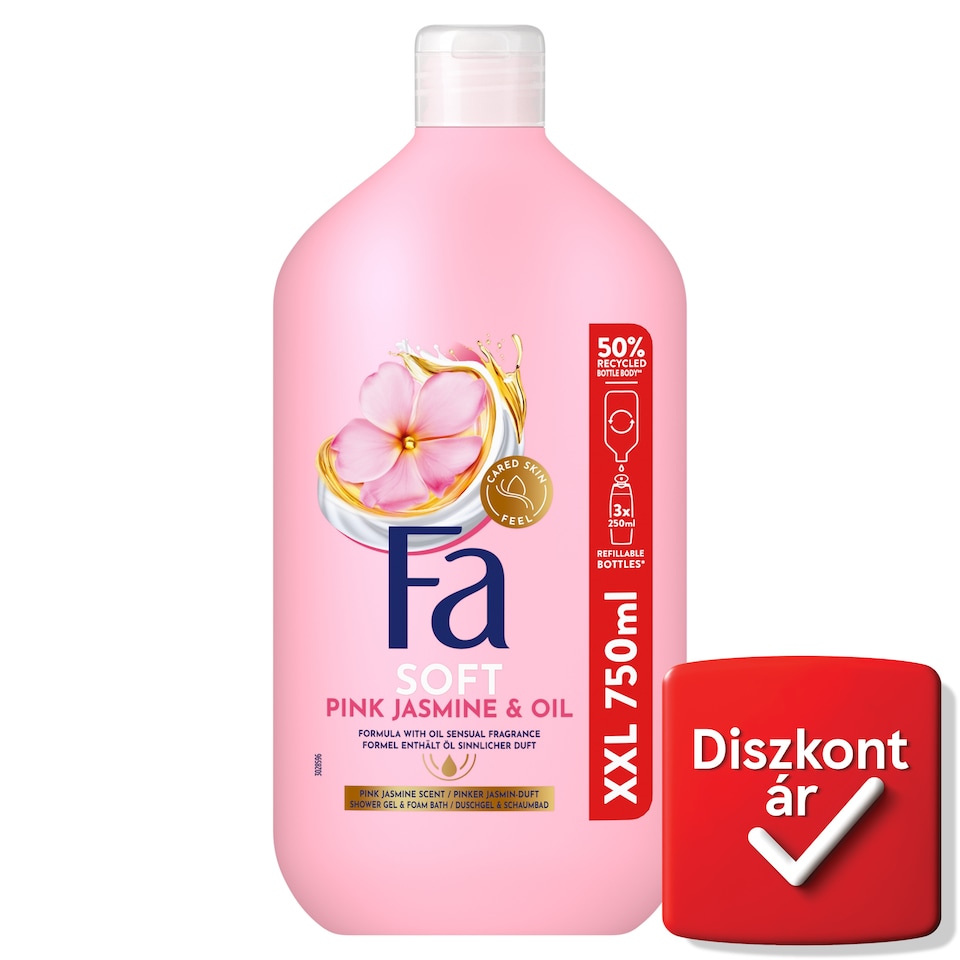 Fa tus- és habfürdő Pink Jasmine  & Oil 750 ml