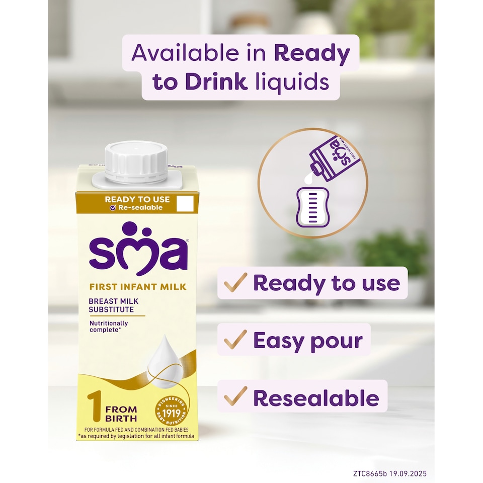 image 1 of SMA First Infant Baby Milk Powder Formula From Birth 800g