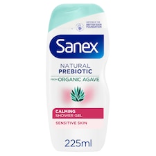 Sanex Natural Prebiotic Organic Agave Calming Shower Gel 225ml