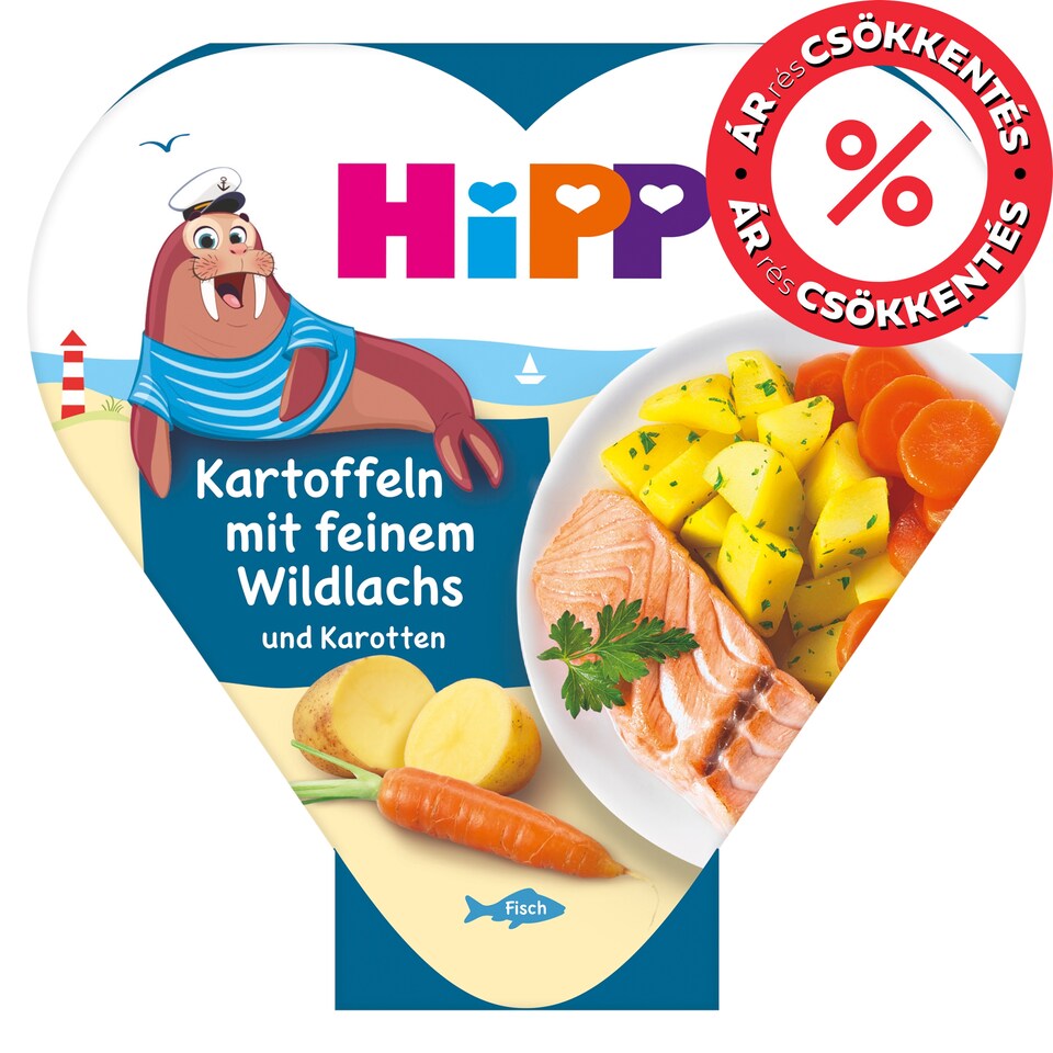 HiPP Potatoes with Wild Salmon and Carrots from 1 Year+ 250 g