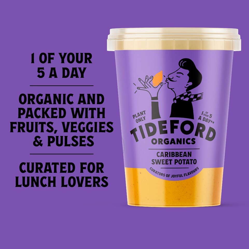 image 1 of Tideford Organics Caribbean Sweet Potato Soup 560g