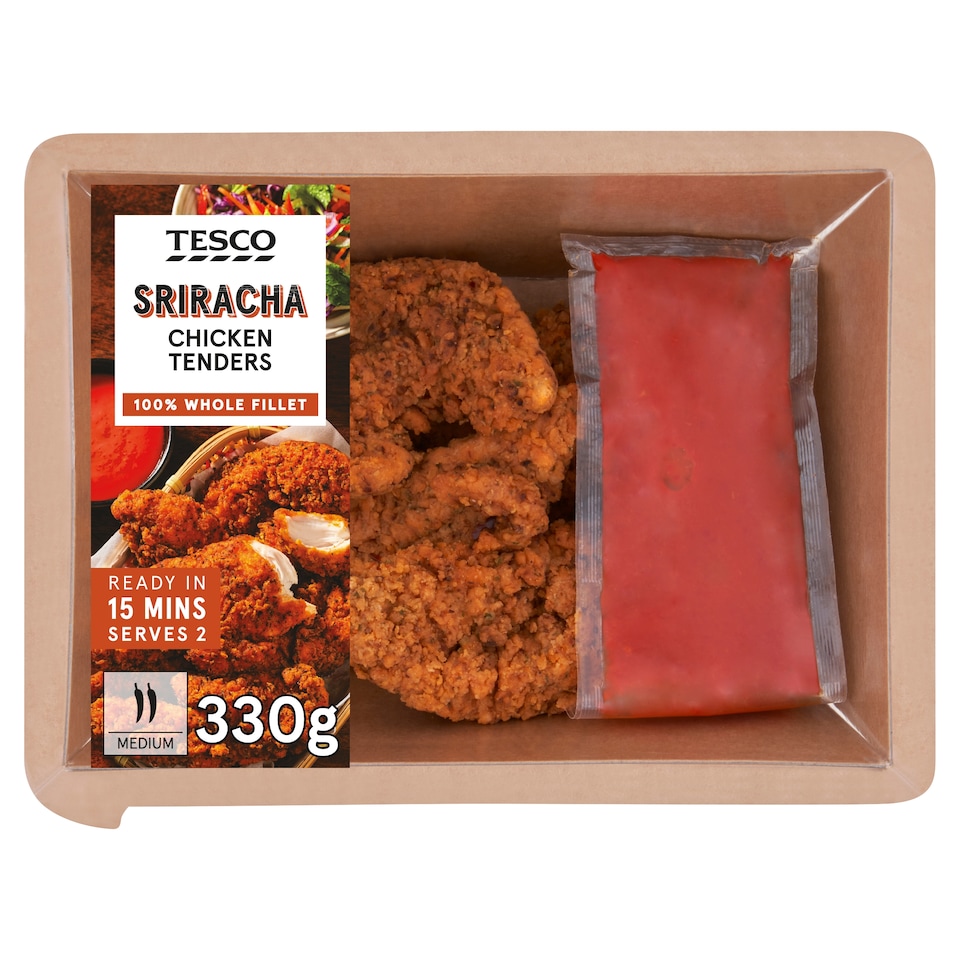 Tesco Siracha Chicken Tenders 330g