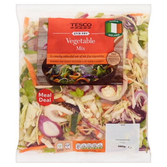 Tesco Vegetable Stir Fry 380G Tesco Groceries