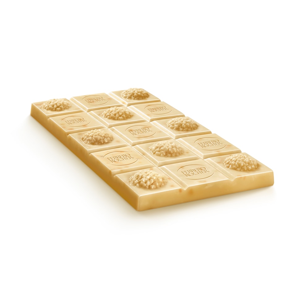 image 1 of Ferrero Rocher White Chocolate Hazelnut Bar 90g