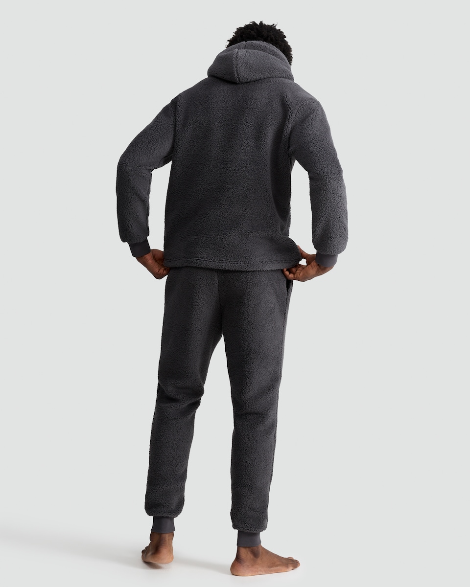 image 1 of F&F Fleece Lounge Trousers in Grey
