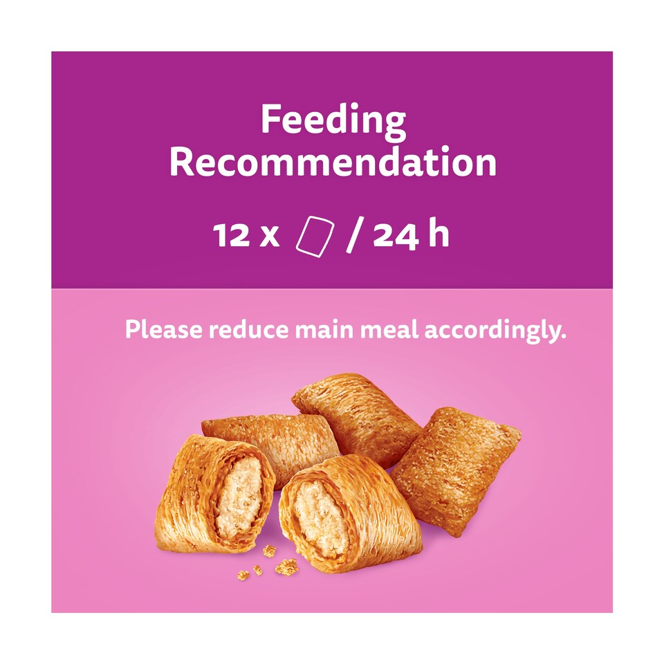 image 1 of Whiskas Temptations Cat Treat Biscuits Chicken & Cheese 60g
