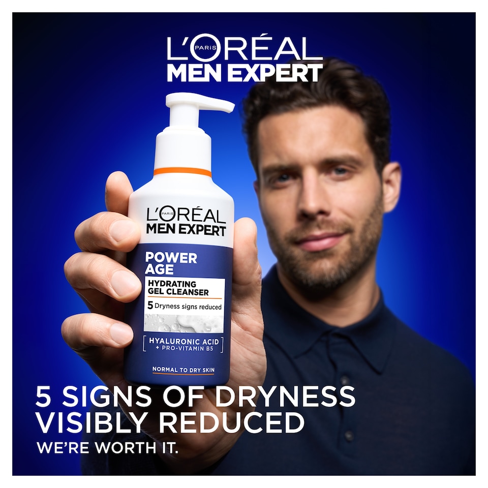 image 1 of L'Oreal Men Expert Power Age Hydrating Gel Cleanser 260ml