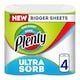 image 1 of Plenty Ultrasorb Kitchen Roll 4 Rolls