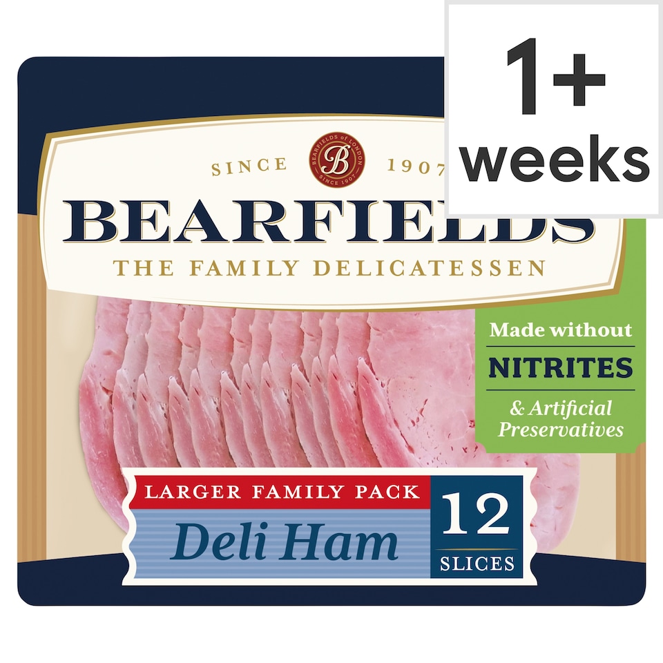 Bearfields 12 Slices Carved Deli Ham Family Pack 140g