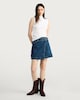 image 2 of F&F Cotton Modal Blend High Neck Sleeveless Top in White