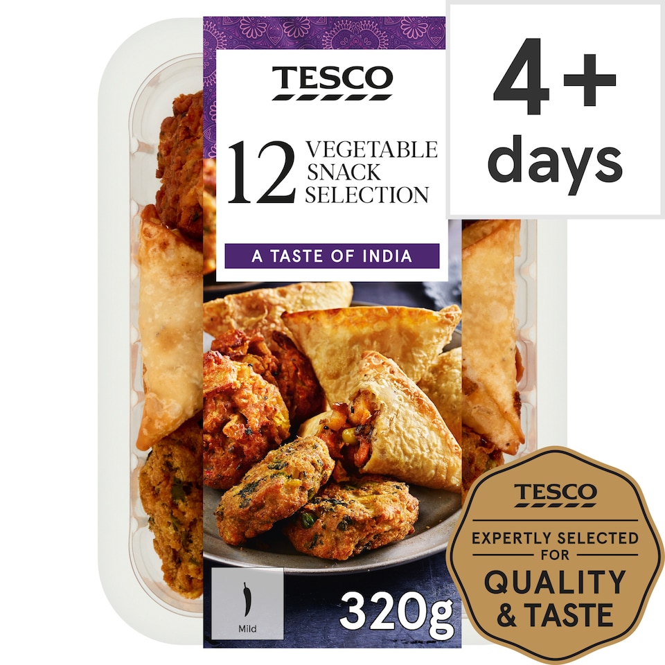 Tesco 12 Indian Selection 320G